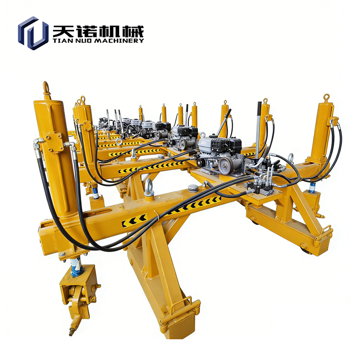 Gantry (goat) crane for rail change